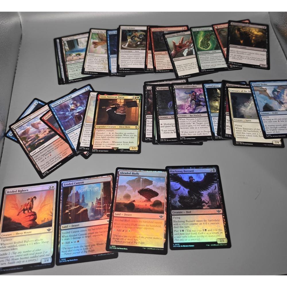 Magic The Gathering MTG 40 Card Bulk Lot Foil Legendary Rare Assorted Cards OTJ